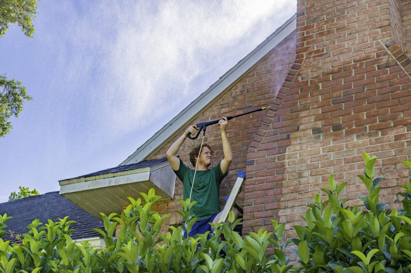 Brick Home Exterior Cleaning
