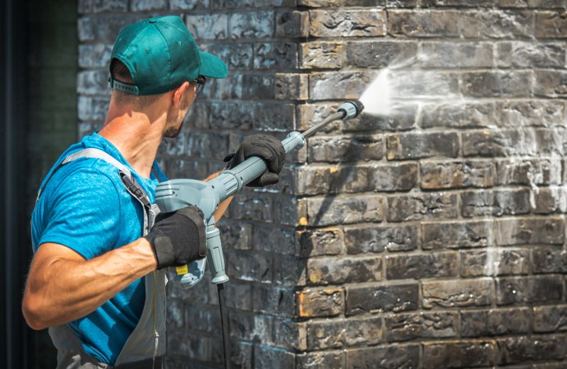 Local Brick Home Exterior Cleaning pros at work